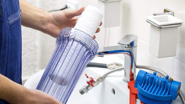 Clean water purifier filters at home
