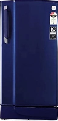  Godrej 190 L 3 Star Inverter Direct-Cool Single Door Refrigerator (RD 1903 EWHI 33 STL BL, Steel Blue, Inverter Compressor)