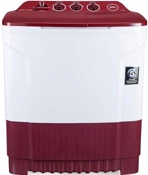 Godrej 7 Kg Semi-Automatic Top Loading Washing Machine (WS AXIS 7.0 PN2 T WNRD, Red, White)